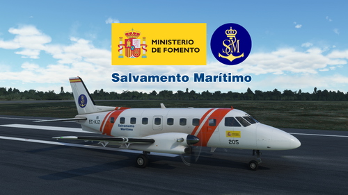 EMB110-P1 Bandeirante Salvamento Maritimo "EC-KJZ" (Fictional)