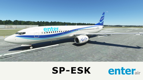 Enter Air New Gen Airways SP-ESK PMDG 737-800 