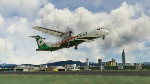 Eva Air Asobo ATR 72-600 B-17017 8K