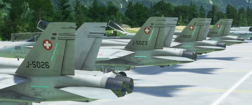 F/A-18C Legacy Hornet Swiss Air Force Pack (J-5020/J-5021/J-5023/5026)