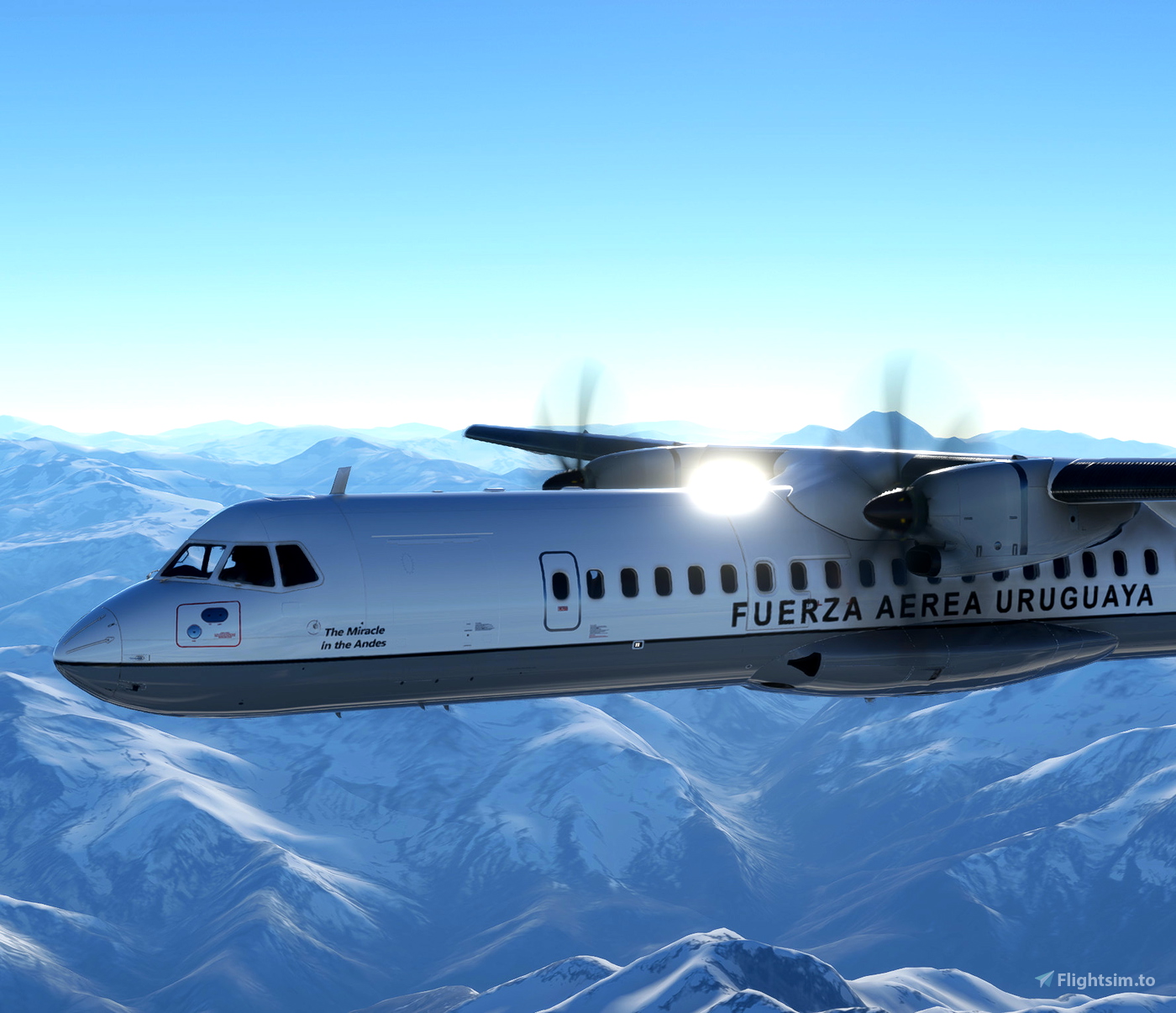 FAU571 Miracle in the Andes - flight 571 (fictional) ATR72 Fuerza Aérea ...