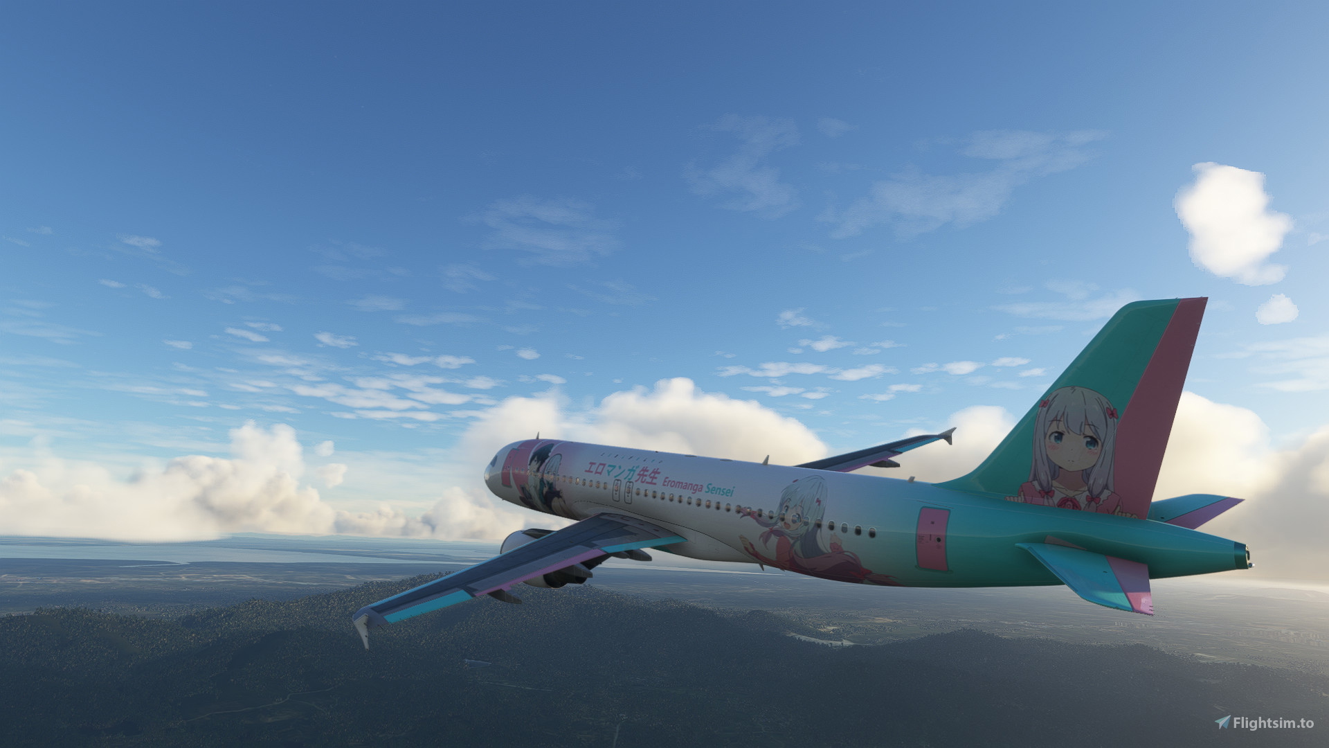 Sagiri EromangaSensei 和泉纱雾埃罗芒阿老师FenixA320Livery for