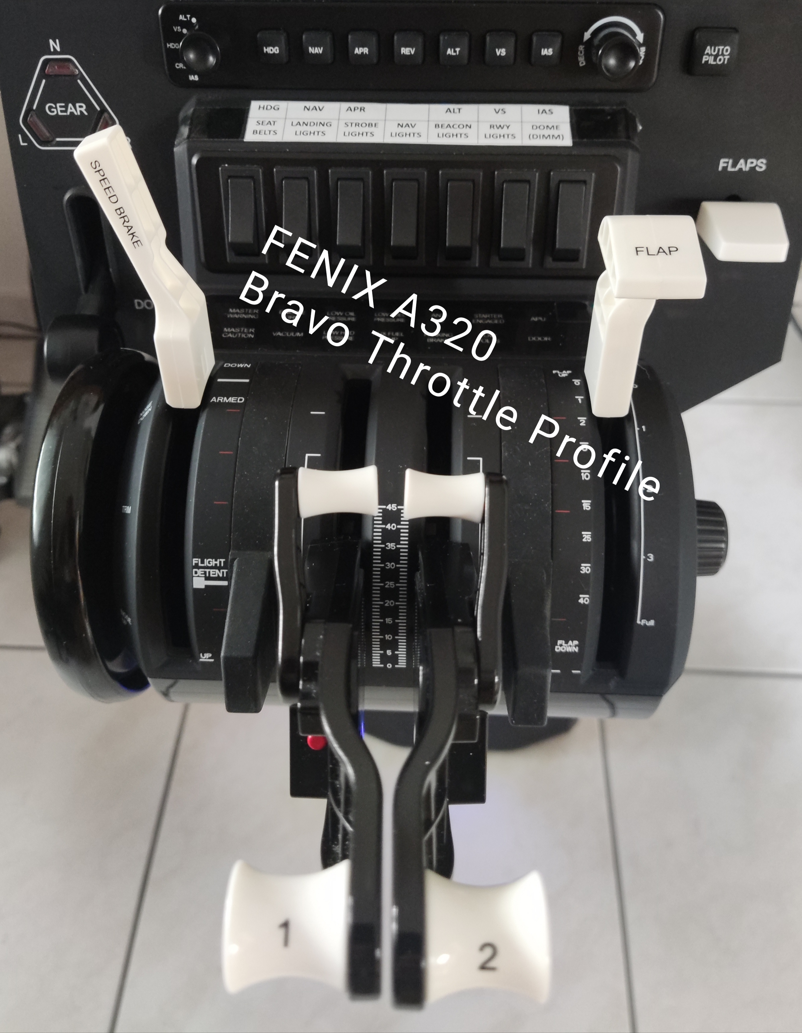 NEW!!! MSFS2024 FENIX A320 profile for  Honeycomb Bravo Throttle / Programm Axis and Ohs required - Image 1