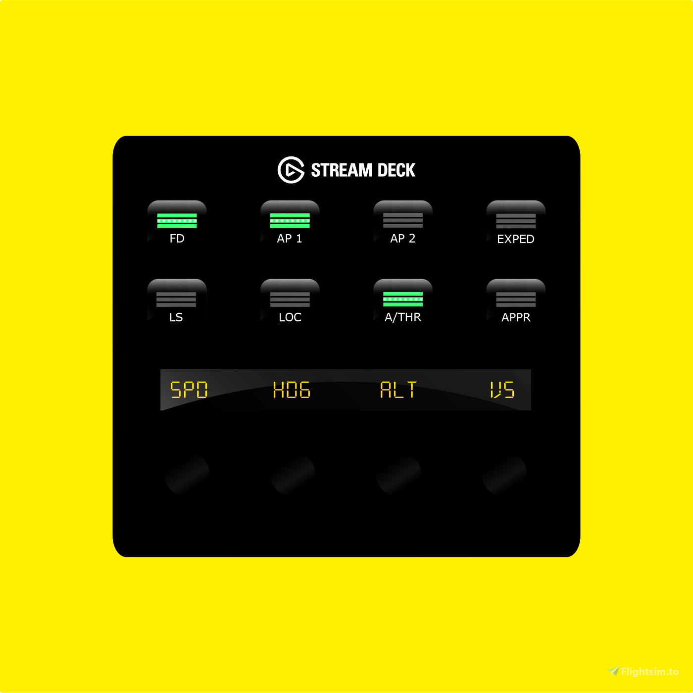 Flight Panels Fenix A320 Stream Deck + Autopilot Panel for MSFS