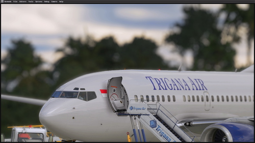 FICTIONAL PMDG 737-600 TRIGANA AIR INDONESIA OLD LIVERY