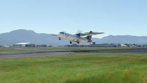 Fiji Airways Asobo ATR72-600 DQ-FJX with Cabin interior thumbnail 3