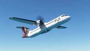 Fiji Airways Asobo ATR72-600 DQ-FJX with Cabin interior thumbnail 4