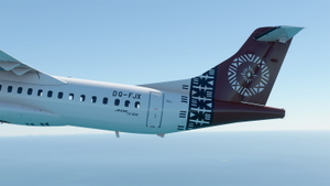 Fiji Airways Asobo ATR72-600 DQ-FJX with Cabin interior thumbnail 6