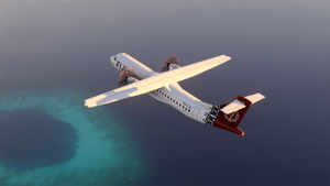 Fiji Airways Asobo ATR72-600 DQ-FJX with Cabin interior thumbnail 8