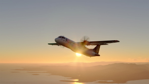 Fiji Airways Asobo ATR72-600 DQ-FJX with Cabin interior thumbnail 9