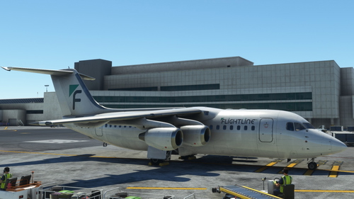 Flightline G-FLTA (circa 2001) - JustFlight BAe 146