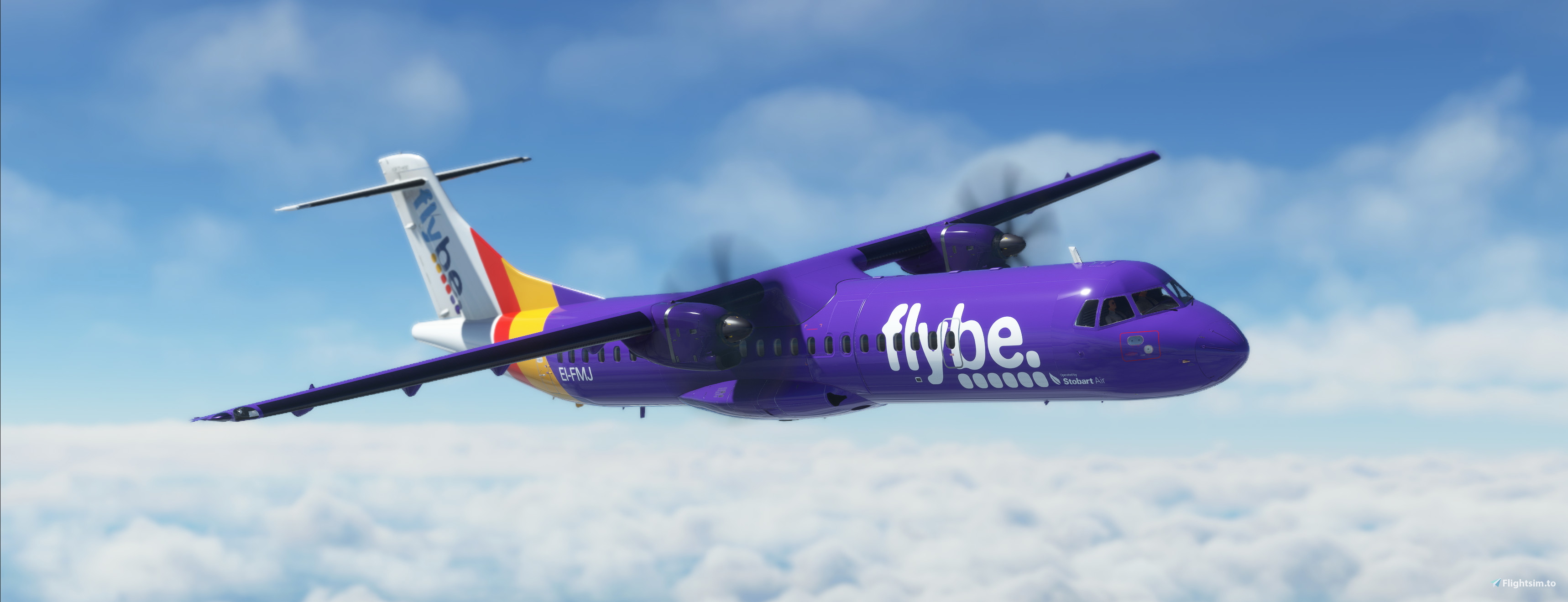 Flybe / Stobart Air EI-FML | Hans Hartmann/Microsoft ATR 72-600 - Image 1