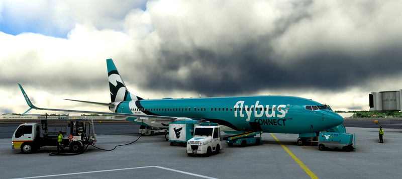 Flybus VA ground handling vehicles for PMDG 737 for Microsoft Flight ...