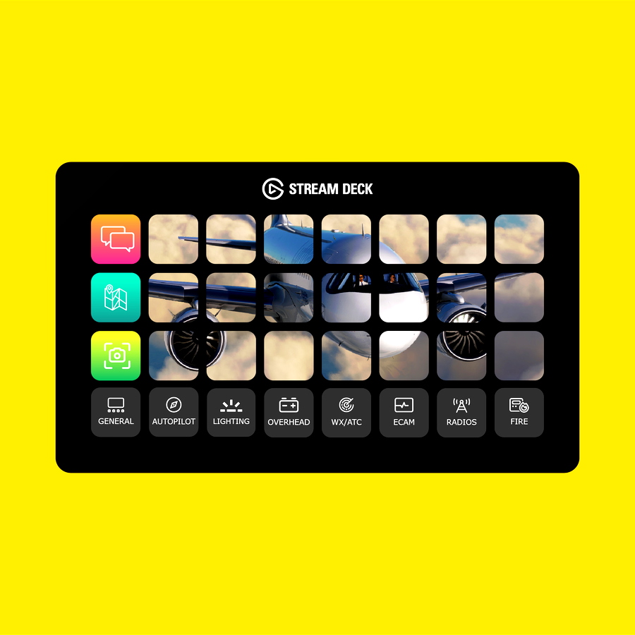 Flight Panels Stream Deck Bundle FlyByWire A32NX & Fenix A320 pro MSFS