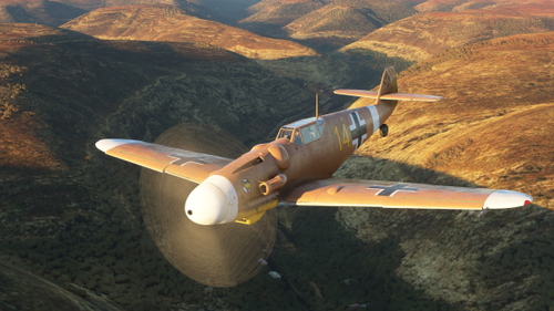 Flying Iron Messerschmitt Bf 109 F-4 - Hans-Joachim Marseille JG27 "Gelbe 14"