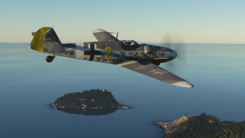 Flying Iron Messerschmitt Bf 109 G-6 - NAGr. 11 "Gelbe 6" - (also incl. historical markings)