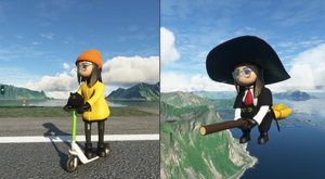 Flying Witch / Sr. Community manager on scooter thumbnail 1