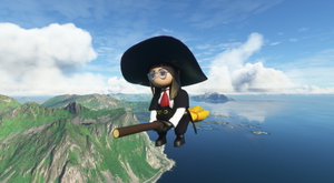 Flying Witch / Sr. Community manager on scooter thumbnail 3