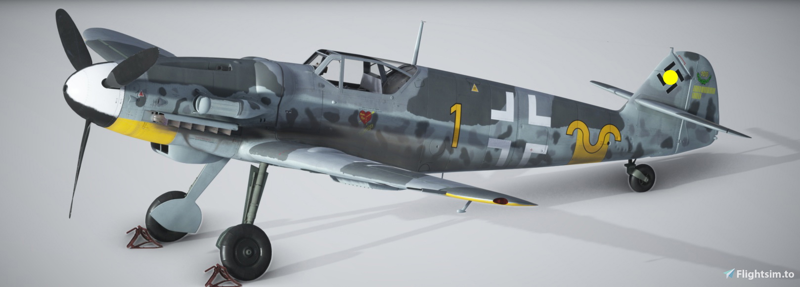 FlyingIron Messerschmitt Bf-109G-6 Historical Markings - Image 1