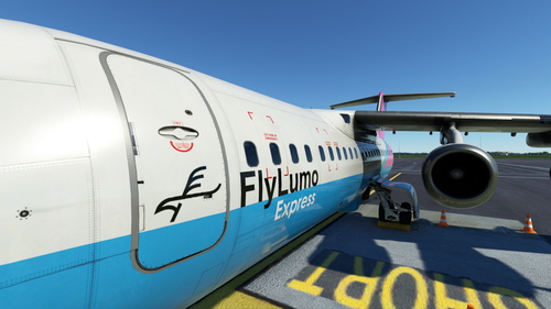 FlyLumo 'Metro' Livery | JustFlight BAe 146-300