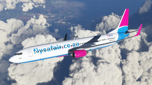 FlySafair Boeing 737-900ER PMDG BW ZS-FHA