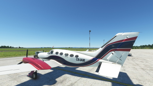 Flysimware Cessna 414 Chancellor repaint request via DM of a Titan Air C6-IAM