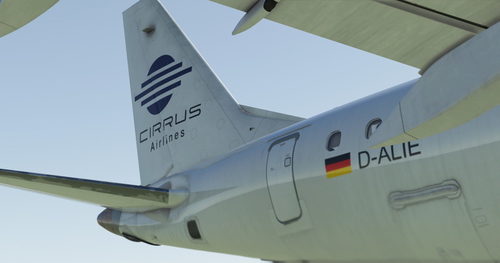 FSS E175 | Cirrus Airlines Old Livery (fictional from E170)