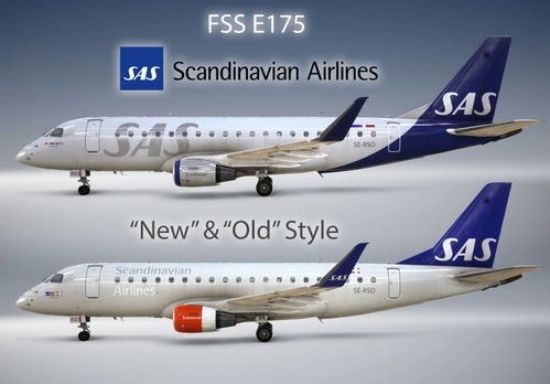 FSS E175 - Scandinavian Airlines / New & Old Style