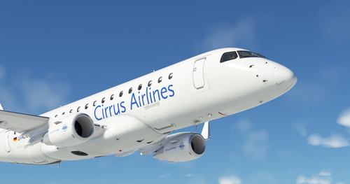 FSS E175 | Cirrus Airlines New Livery