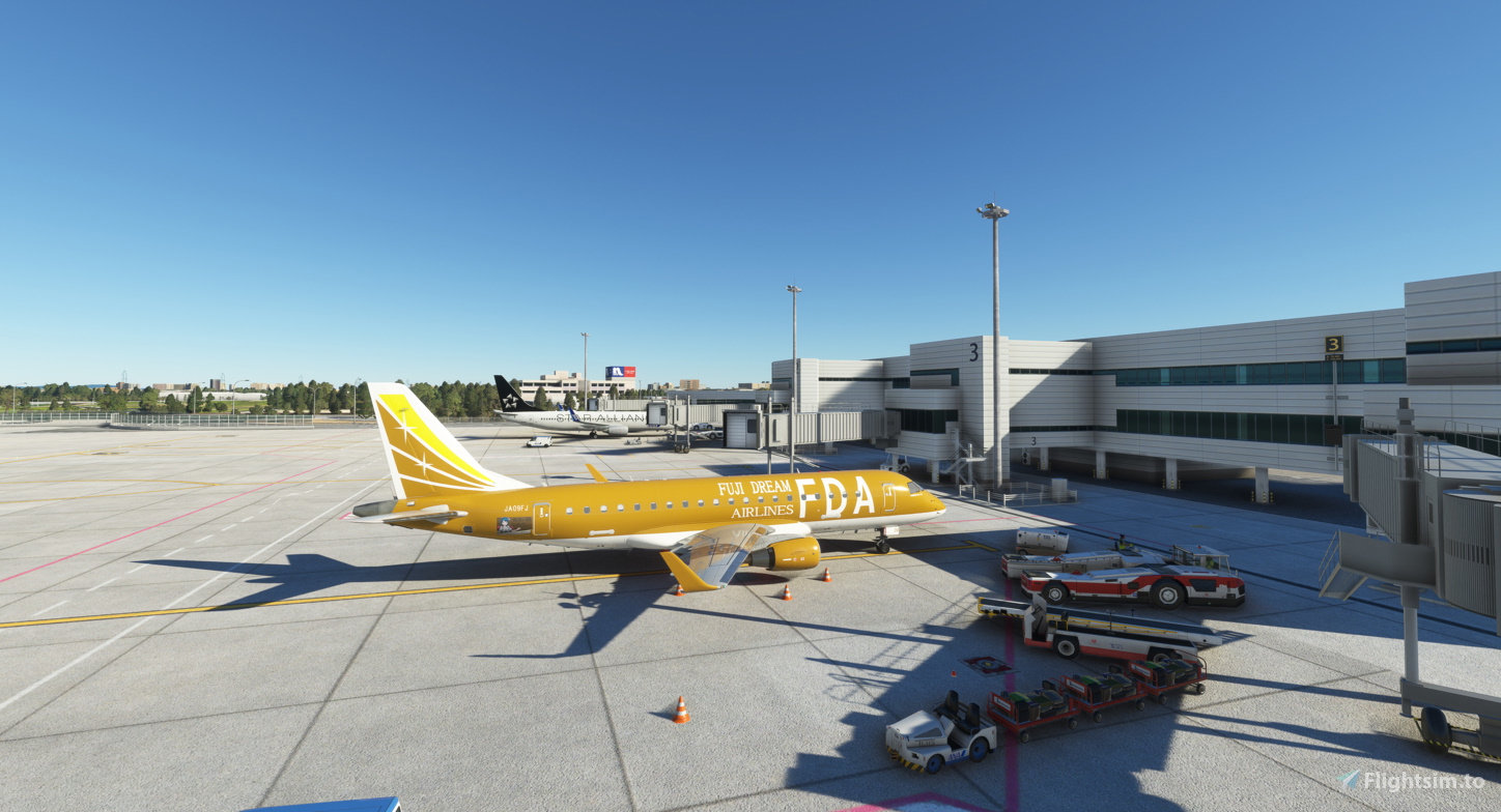 FSS E175 Fuji Dream Airlines JA09FJ - Aircraft Liveries for MSFS