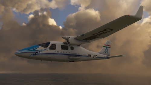 FSS Tecnam P2006T - Malév Retro livery