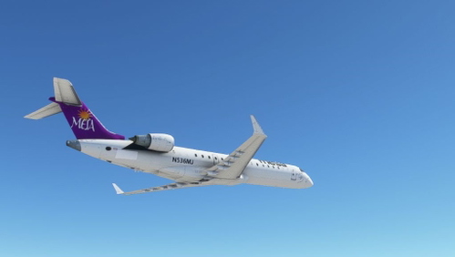 FSX /MSFS2020 CRJ700 MESA AIRLINES PURPLE PHXX