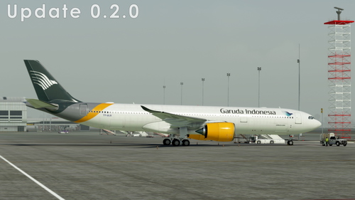Garuda Indonesia Hajj Flight A330 T7-SERES and T7-ULS