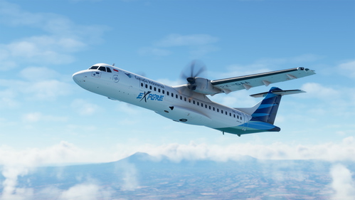 Garuda Indonesia Asobo ATR 72-600 PK-GAA