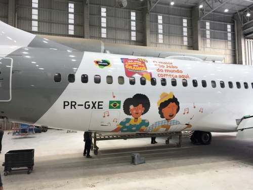 Gol Linhas Aéreas PR-GXE (“Maior São João do Mundo”)