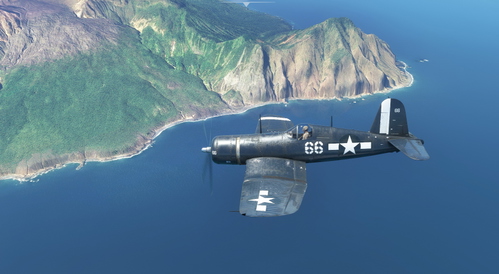 Goodyear FG-1D Corsair VF-10 #66 Ens. Lerch