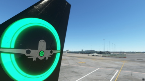 Green Dot Airways Fenix A320 8K Livery (Fictional)