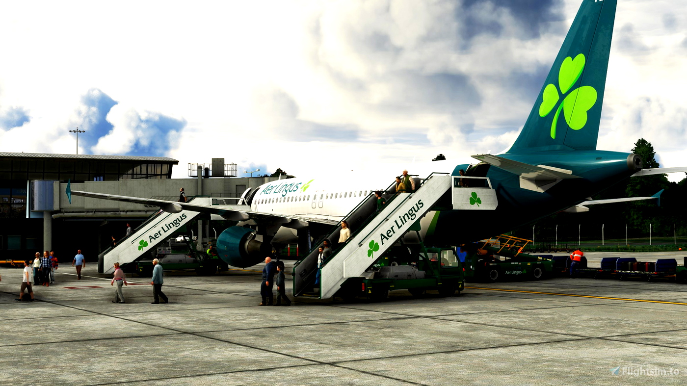 GSX Ground Vehicle Textures Aer Lingus (Aer Lingus Handling) for