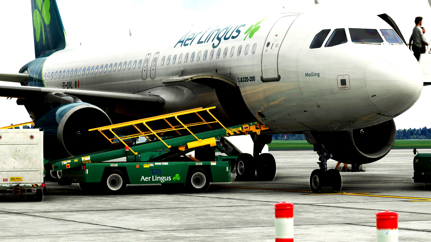 GSX Ground Vehicle Textures Aer Lingus (Aer Lingus Handling) for