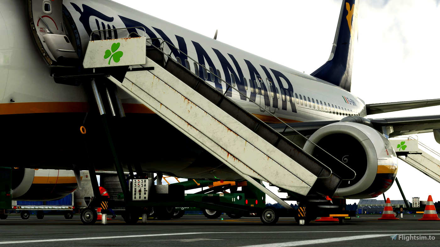 GSX Ground Vehicle Textures Aer Lingus (Aer Lingus Handling) for