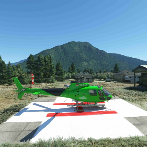 H125 Heli Austria green Hornet