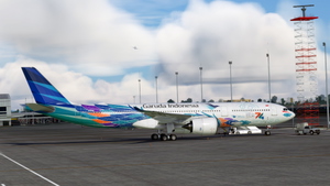 [Headwind A330] Garuda Indonesia "Kembara Angkasa - 74th Anniversary" PK-GPZ | 8K thumbnail 3
