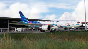 [Headwind A330] Garuda Indonesia "Kembara Angkasa - 74th Anniversary" PK-GPZ | 8K thumbnail 4