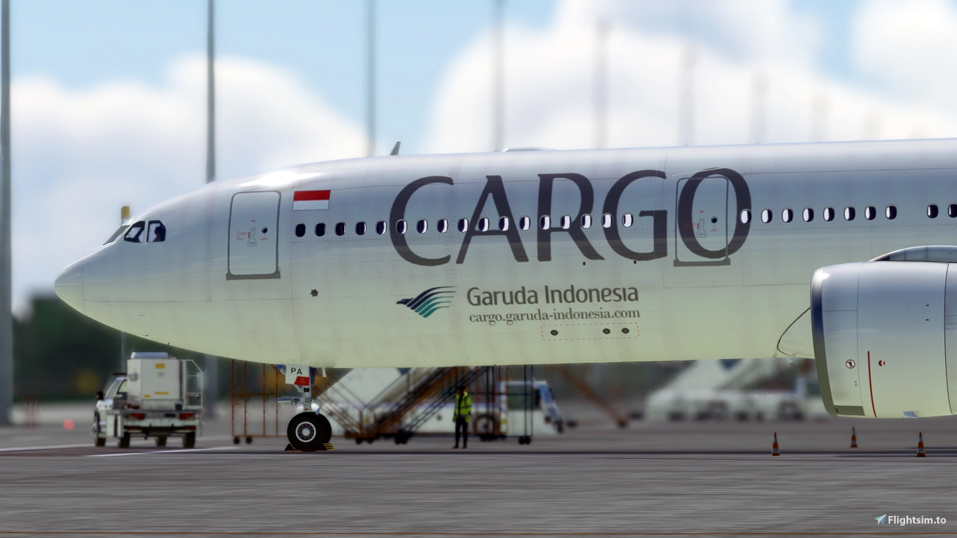 [Headwind A330] Cargo Garuda Indonesia PK-GPA | 8K