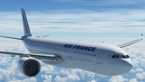 Headwind A330-900neo Air France Old Livery with and without mask 8K thumbnail 2