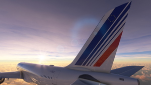Headwind A330-900neo Air France Old Livery with and without mask 8K thumbnail 24