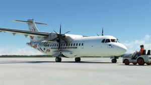 Hokkaido Air System Microsoft ATR 42-600 (JA11HC) Weathered with Cabin Interior 8K  thumbnail 6