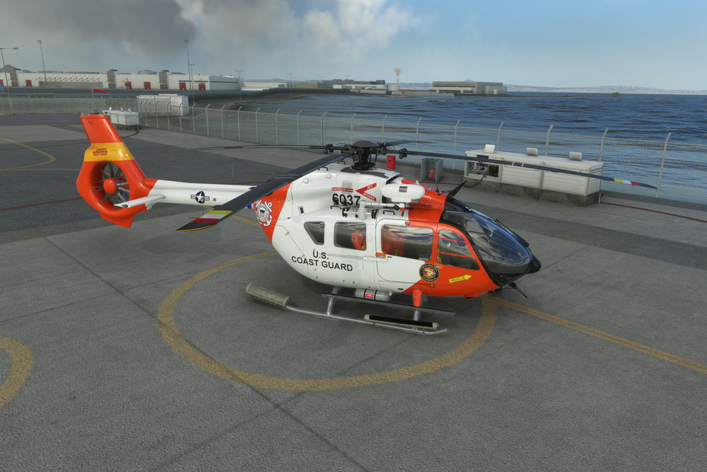 HPG Airbus H145 AP Livery "USCG San Diego EMS, Firefighting, Offshore, Civilian Cargo" - Image 1
