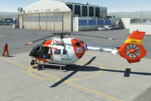 HPG Airbus H145 AP Livery "USCG San Diego EMS, Firefighting, Offshore, Civilian Cargo" thumbnail 5