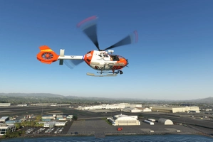 HPG Airbus H145 AP Livery "USCG San Diego EMS, Firefighting, Offshore, Civilian Cargo" thumbnail 10